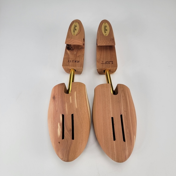 x5 NEW Stratton Cedar Wood Shoe Tree/Inserts -Multiple Mens Sizes S-XXL - Picture 2 of 7